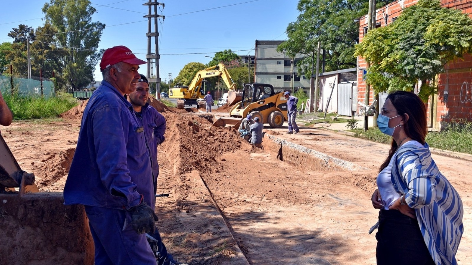 Casaretto: “A pesar de la pandemia, se sigue avanzando con obras que transforman la calidad de vida de los vecinos”